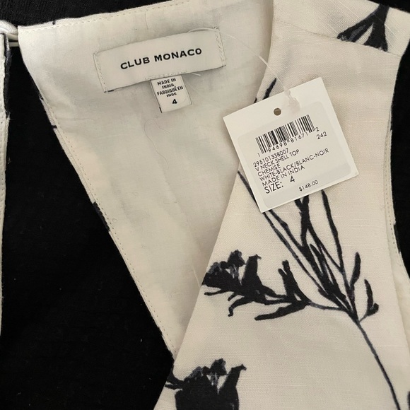 Club Monaco Linen Top and Skirt Set - Picture 4 of 5